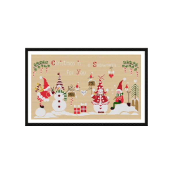 Poppy Crafts Christmas Cross Stitch Kit 18 - 57cm x 36cm*