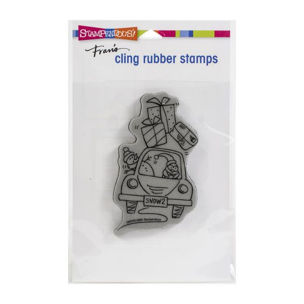 Stampendous Cling Stamp - Holiday Delivery