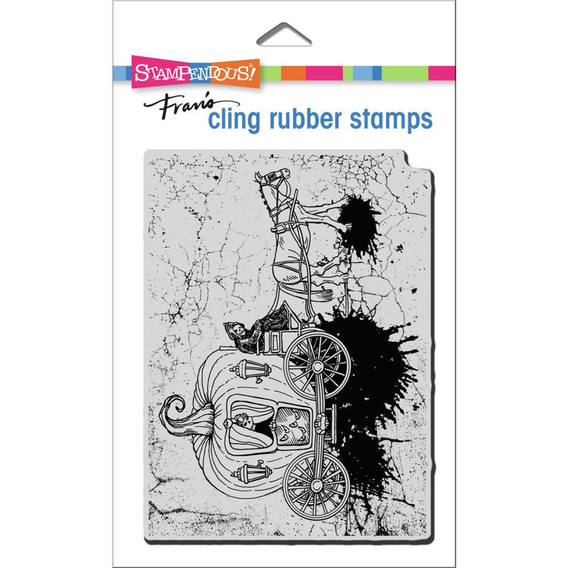 Stampendous Cling Stamp - Scary Carriage*
