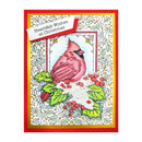 Stampendous Cling Stamp - Cardinal Frame*