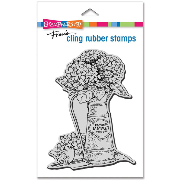 Stampendous Cling Stamp - Hydrangea Tin*