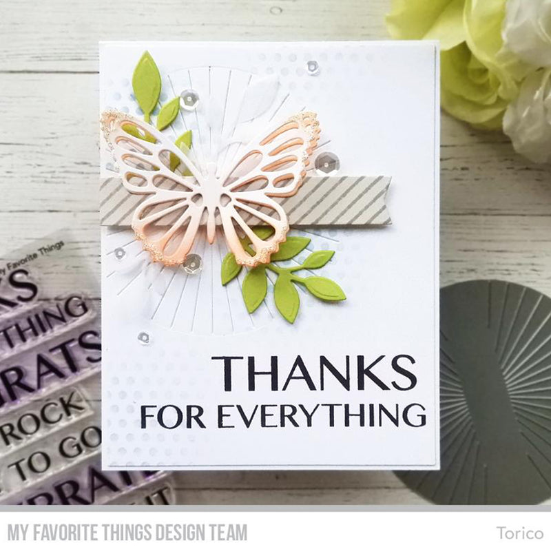 My Favorite Things - Clear Stamps 4in x 8in - Say It in a Starburst*
