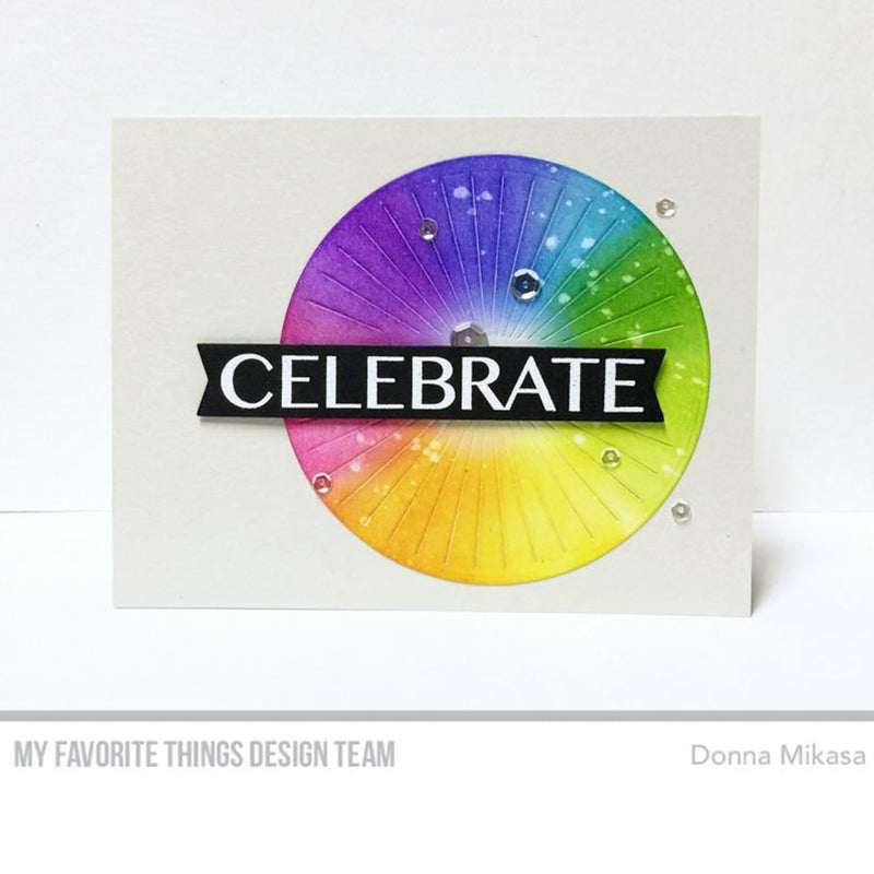 My Favorite Things - Clear Stamps 4in x 8in - Say It in a Starburst*