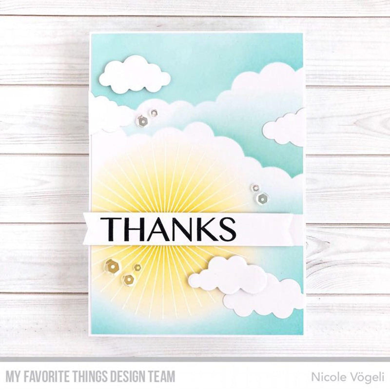 My Favorite Things - Clear Stamps 4in x 8in - Say It in a Starburst*
