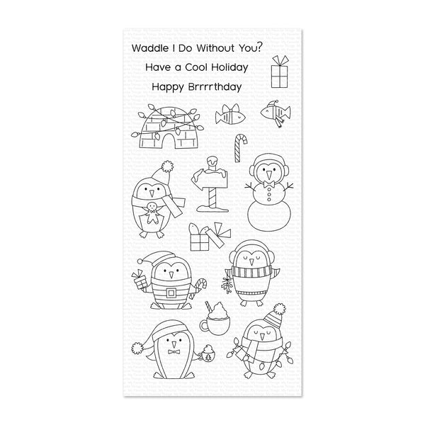 My Favorite Things Clear Stamps - Polar Penguins*