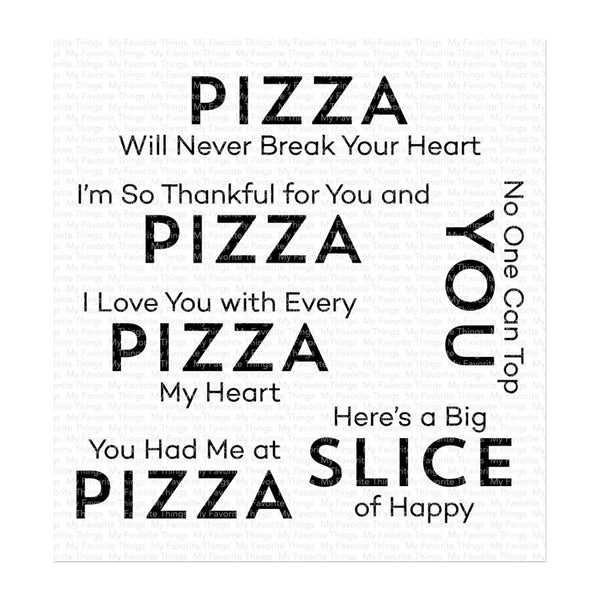 My Favorite Things Stamps - Pizza My Heart