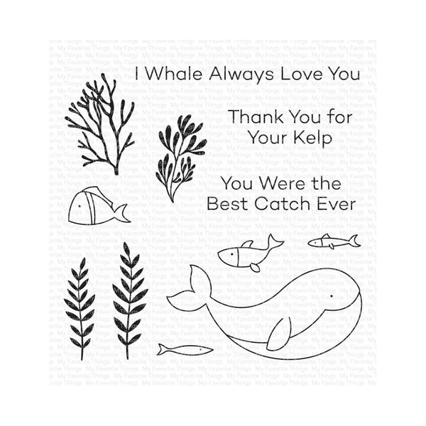 My Favorite Things Clear Stamp Set - Best Catch Ever