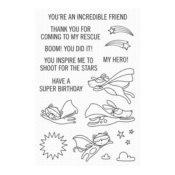 My Favorite Things Clear Stamps 4"x 6" - To the Rescue*