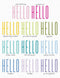 My Favorite Things Clear Stamps 4"x 8" - How to Say Hello*