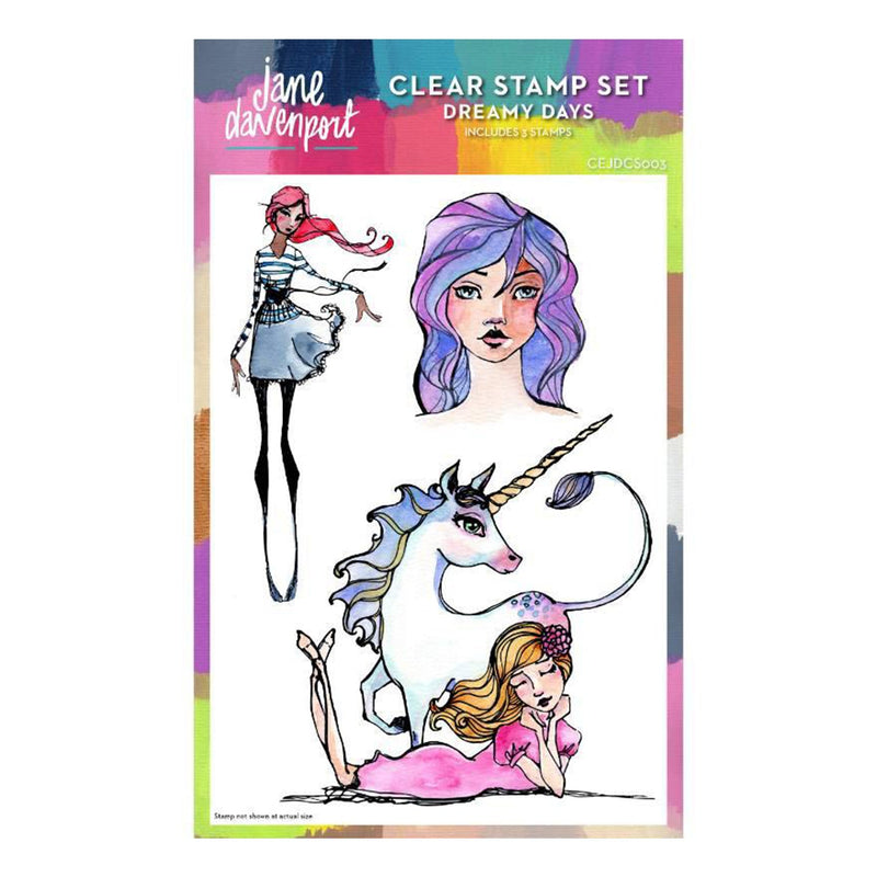 Creative Expressions 6"x8" Clear Stamp Set By Jane Davenport - Dreamy Days