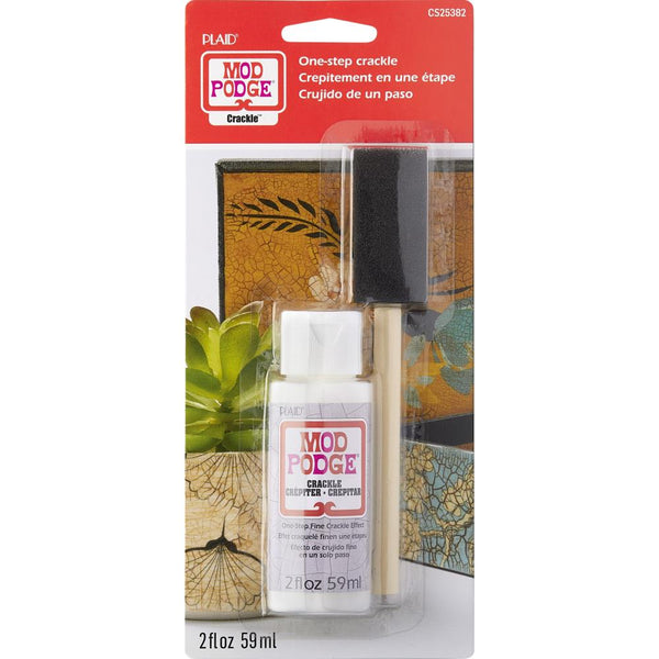 Mod Podge One-Step Crackle Medium With Brush 2oz*