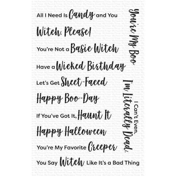 My Favorite Things Clear Stamps 4in x 6in - Sassy Pants Spooktacular*