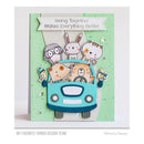 My Favorite Things Clearly Sentimental Stamps 4"X8" Better Together Animals*
