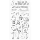 My Favorite Things Clear Stamps 4"X8" Warm Hugs and Frosty Kisses