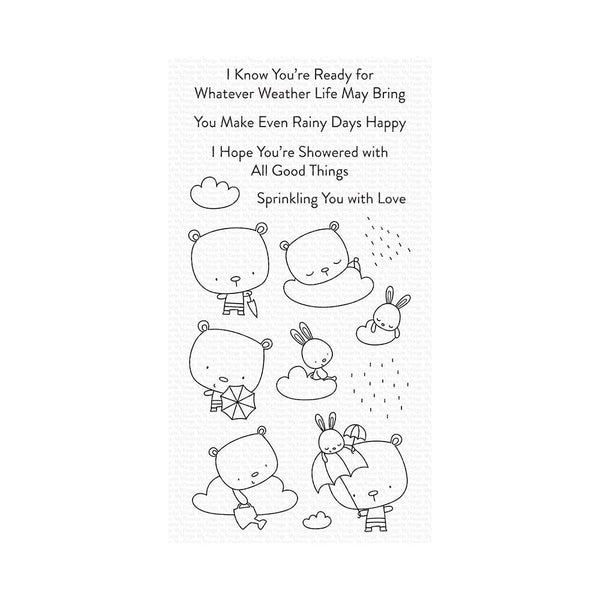 My Favorite Things Clear Stamps 4"X8" - Sprinkling You With Love