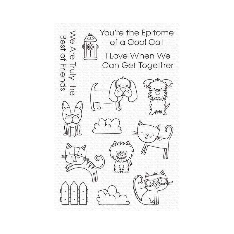 My Favorite Things Clear Stamps 4"x 6" - Best of Friends*