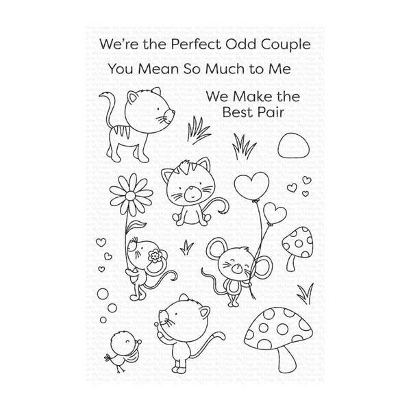 My Favorite Things Clear Stamps 4"x 6" - Odd Couple
