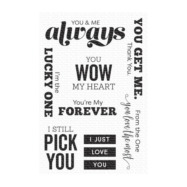 My Favorite Things Clear Stamps 4"x 6" - Straight From The Heart