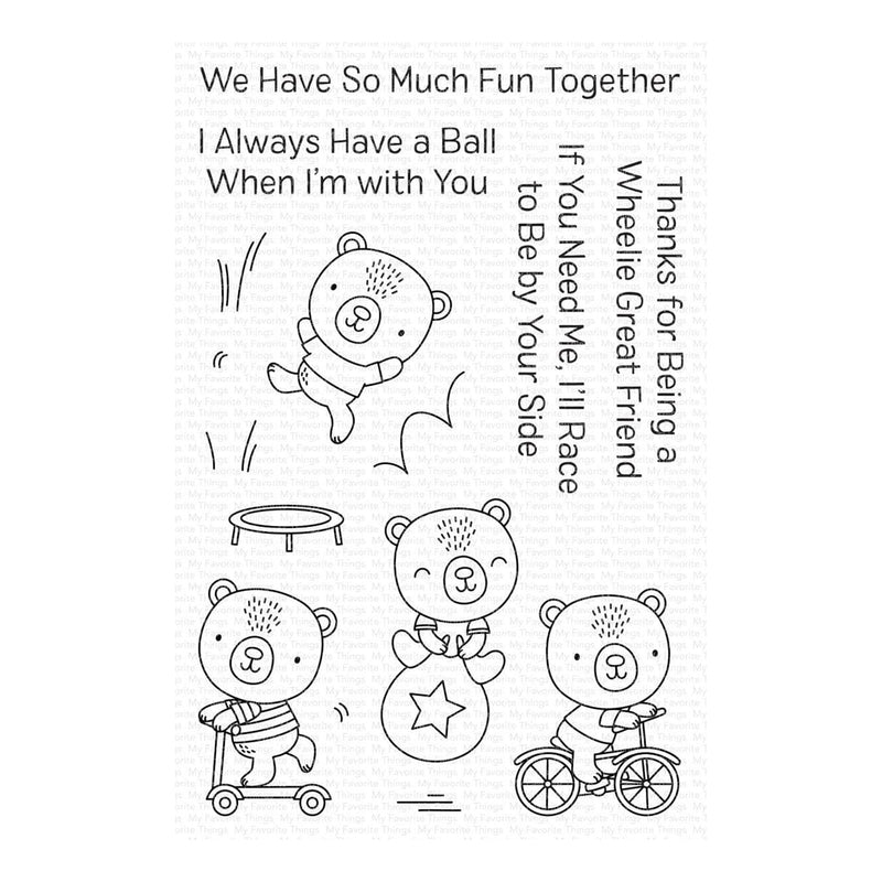 My Favorite Things Clear Stamps 4"x6" - Playtime Pals*