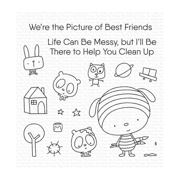 My Favorite Things Clear Stamps 4"x 4" - We're the Picture of Best Friends*