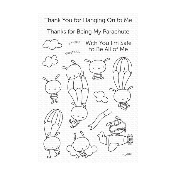 My Favorite Things Clear Stamps 4"x 6" - Parachute Pals*