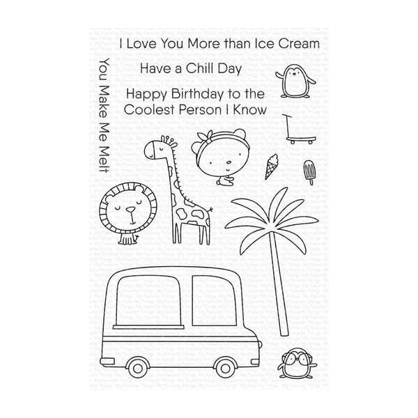 My Favorite Things Clear Stamps 4"x 6" - Chill Friends*