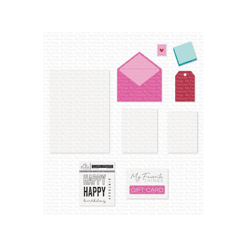 My Favorite Things Clear Stamps 4" x 8" - Mini Messages & More