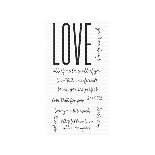 My Favorite Things Clear Stamps 4" x 8" - How to Say I Love You*