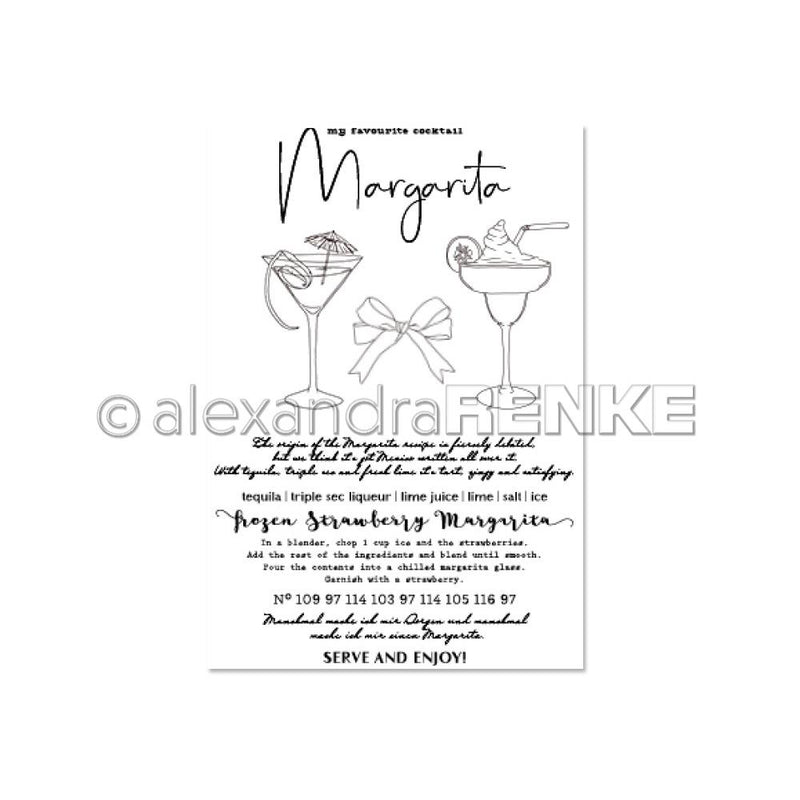 Alexandra Renke Cocktails Clear Stamps - Margarita