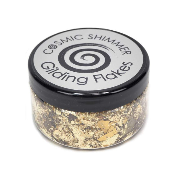 Creative Expressions Cosmic Shimmer Gilding Flakes 100ml - Chocolate Gold