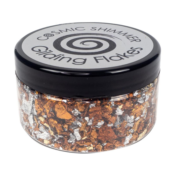 Creative Expressions Cosmic Shimmer Gilding Flakes 100ml - Spiced Honey
