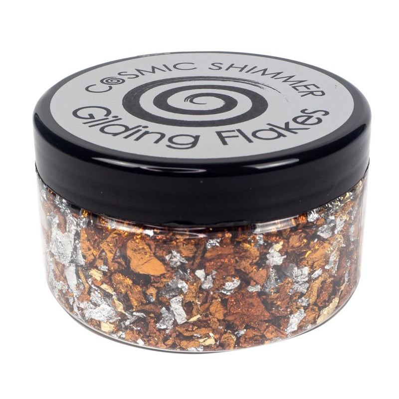 Cosmic Shimmer Gilding Flakes 100ml - Spiced Honey