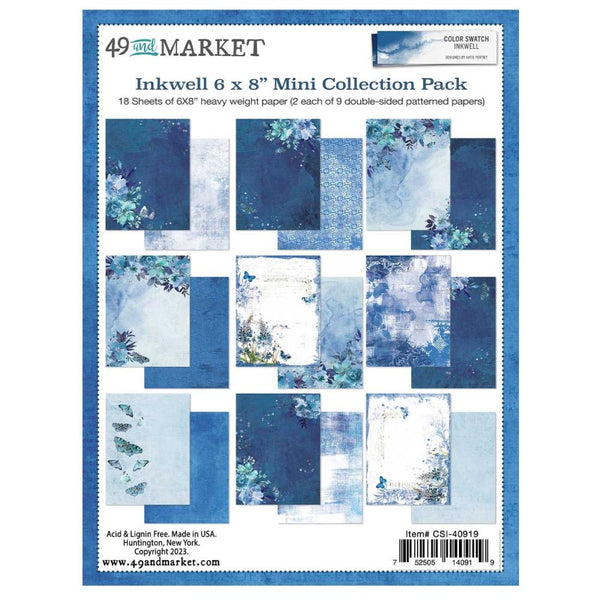 49 And Market Mini Collection Pack 6"X8" Colour Swatch: Inkwell