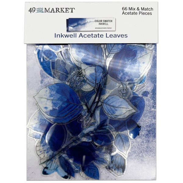 ^49 And Market Colour Swatch: Inkwell Acetate Leaves^