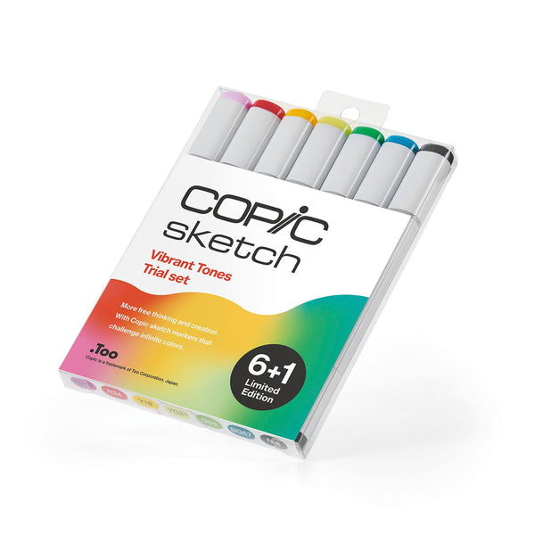 Copic Sketch 6 + 1 Limited Edition Set - Vibrant Tones Trial