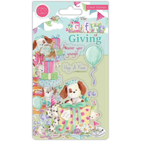 Craft Consortium A5 Clear Stamps - Party Time, The Gift Of Giving*