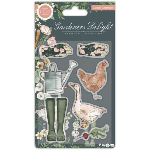 Craft Consortium A5 Clear Stamps - Gardeners Delight*