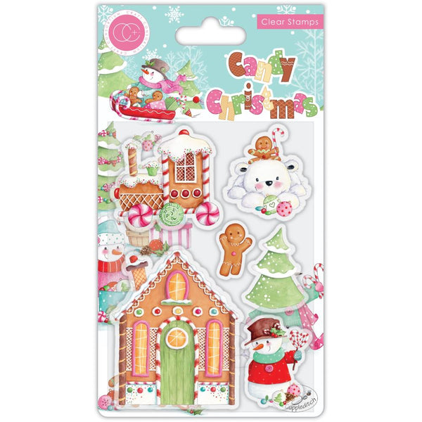 Craft Consortium A5 Clear Stamps Candy - Candy Christmas*