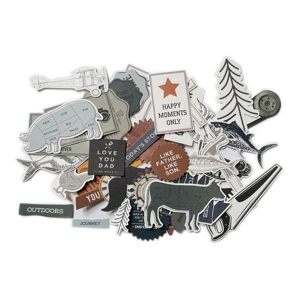 Kaisercraft Collectables Cardstock Die-Cuts 47 Pieces - Everyday Hero