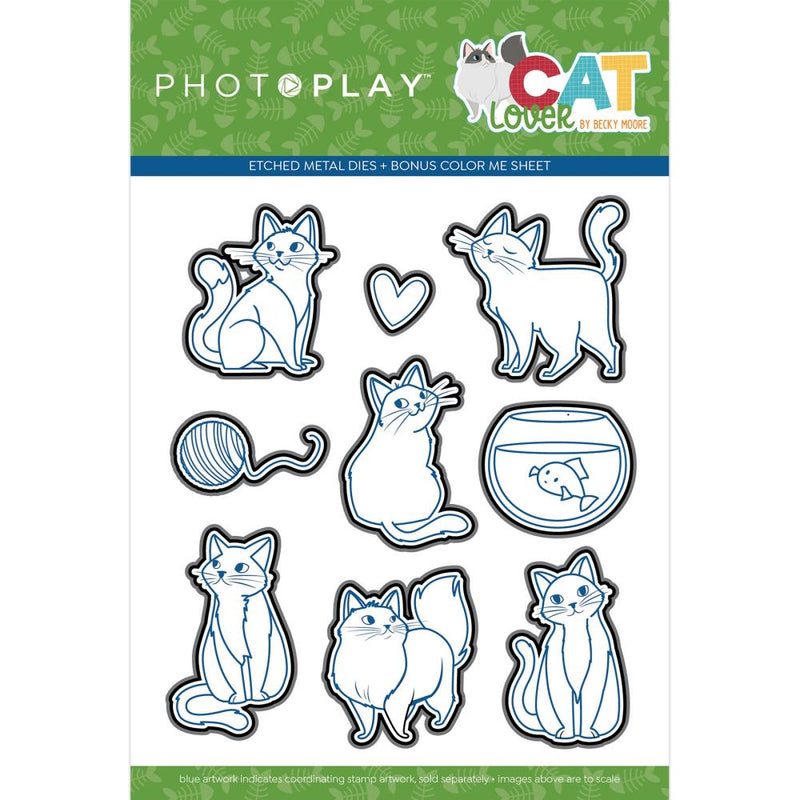 PhotoPlay Etched Die Cat Lover*