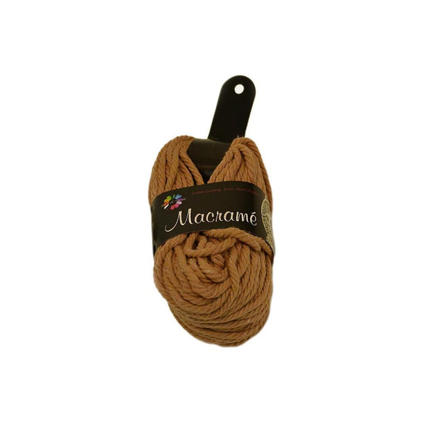 Touch Of Nature 3mm Cotton Cording 25yards - Latte