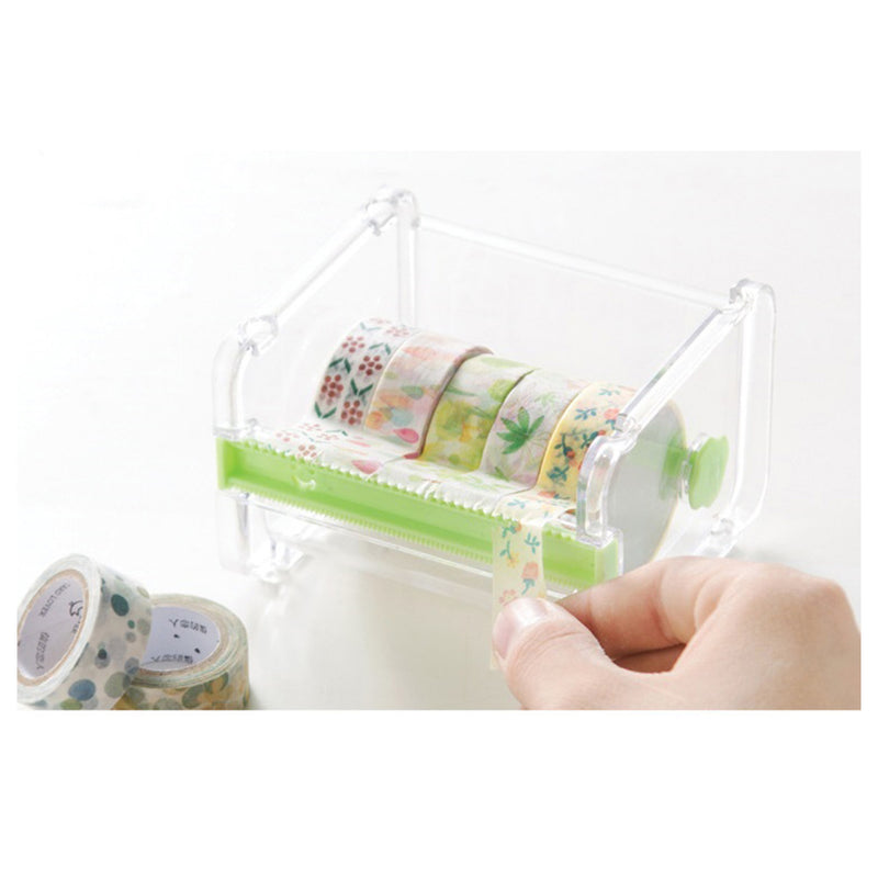 Poppy Crafts Stackable Washi Tape Cutter - Green