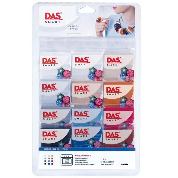 DAS Smart Clay Collection 1oz 12/Pkg - Warm & Cool