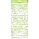 Doodlebug Alphabet Soup Puffy Stickers 6"x 13" - Limeade*
