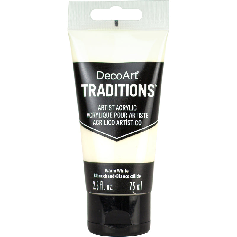 DecoArt Traditions Artists Acrylic Paint 2.54oz - Warm White*