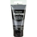DecoArt Traditions Artists Acrylic Paint 2.54oz - Dark Grey Value 3*