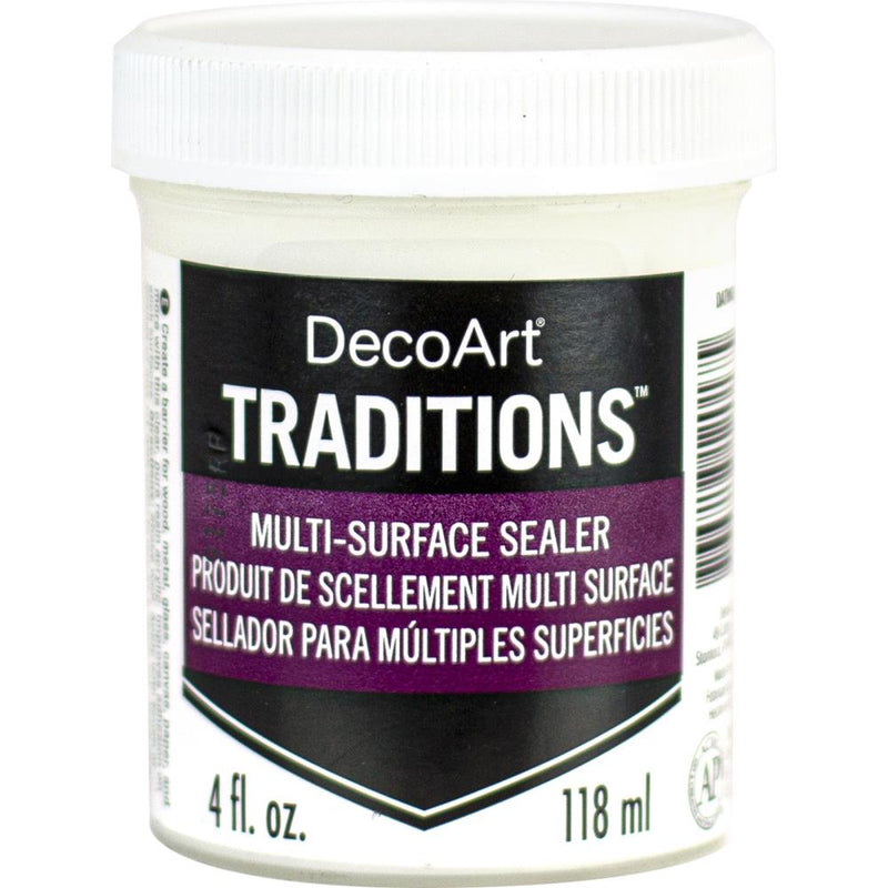 DecoArt Traditions Artist Acrylic Multi-Surface Sealer 4oz - Clear