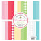 Doodlebug Petite Prints Double-Sided Cardstock 12"X12" 12/Pk Candy Cane Lane, 12 Designs/1 Each*