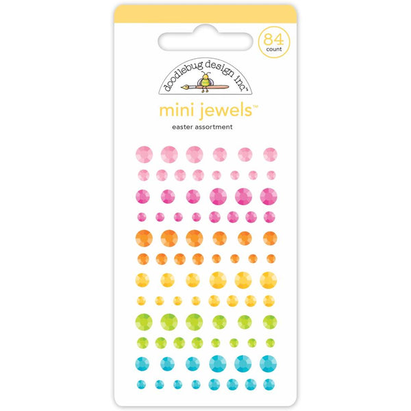 Doodlebug Adhesive Mini Jewels Easter Assortment