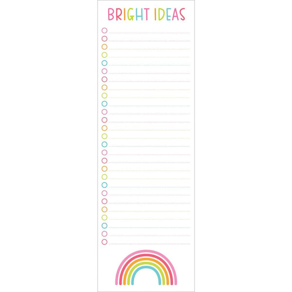 Doodlebug notepad 3"X9" (75-sheets) - Bright Ideas
